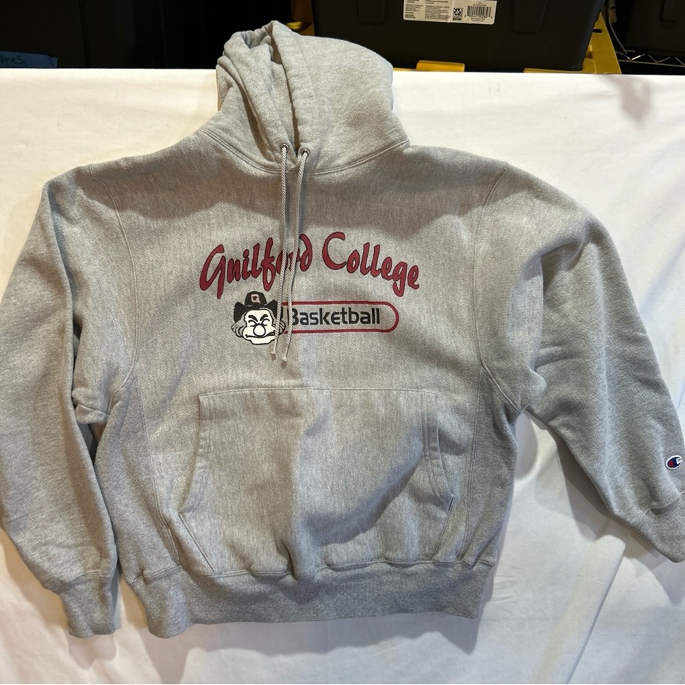 Champion Gray Guilford College Hoodie